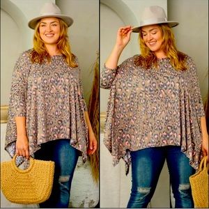 ❤️Leopard Print Top (Plus Size)